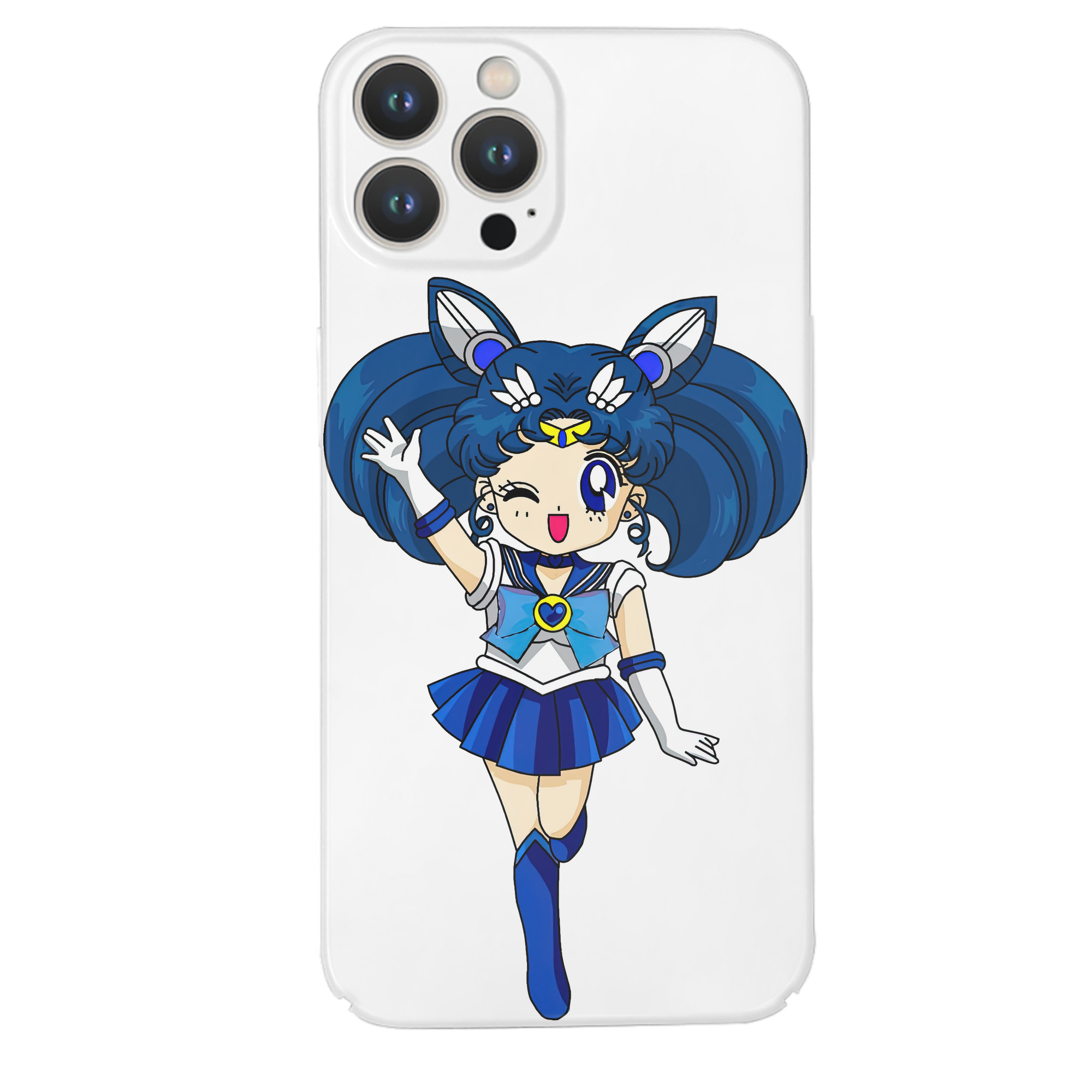 （画像用） 美少女戦士セーラームーン 水野 亜美 みずの あみ Sailor Moon Mizuno Ami 【iPhone 14シリーズ対応】ハードケース